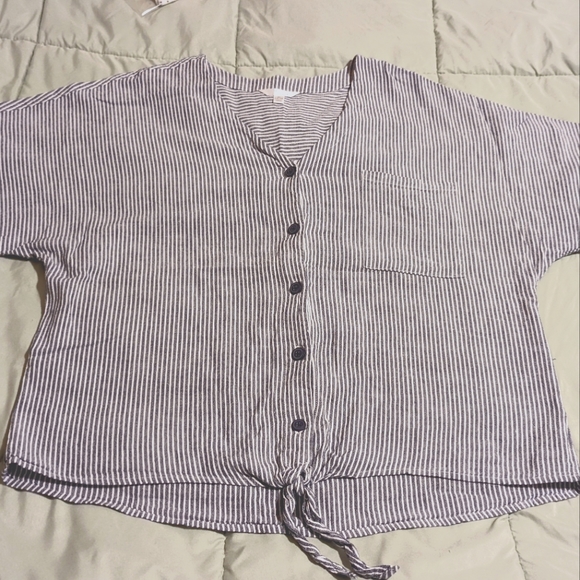 Time and Tru Tops - Time and Tru Tie Top